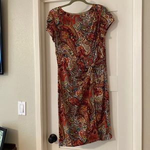 Ellen Tracy paisley dress